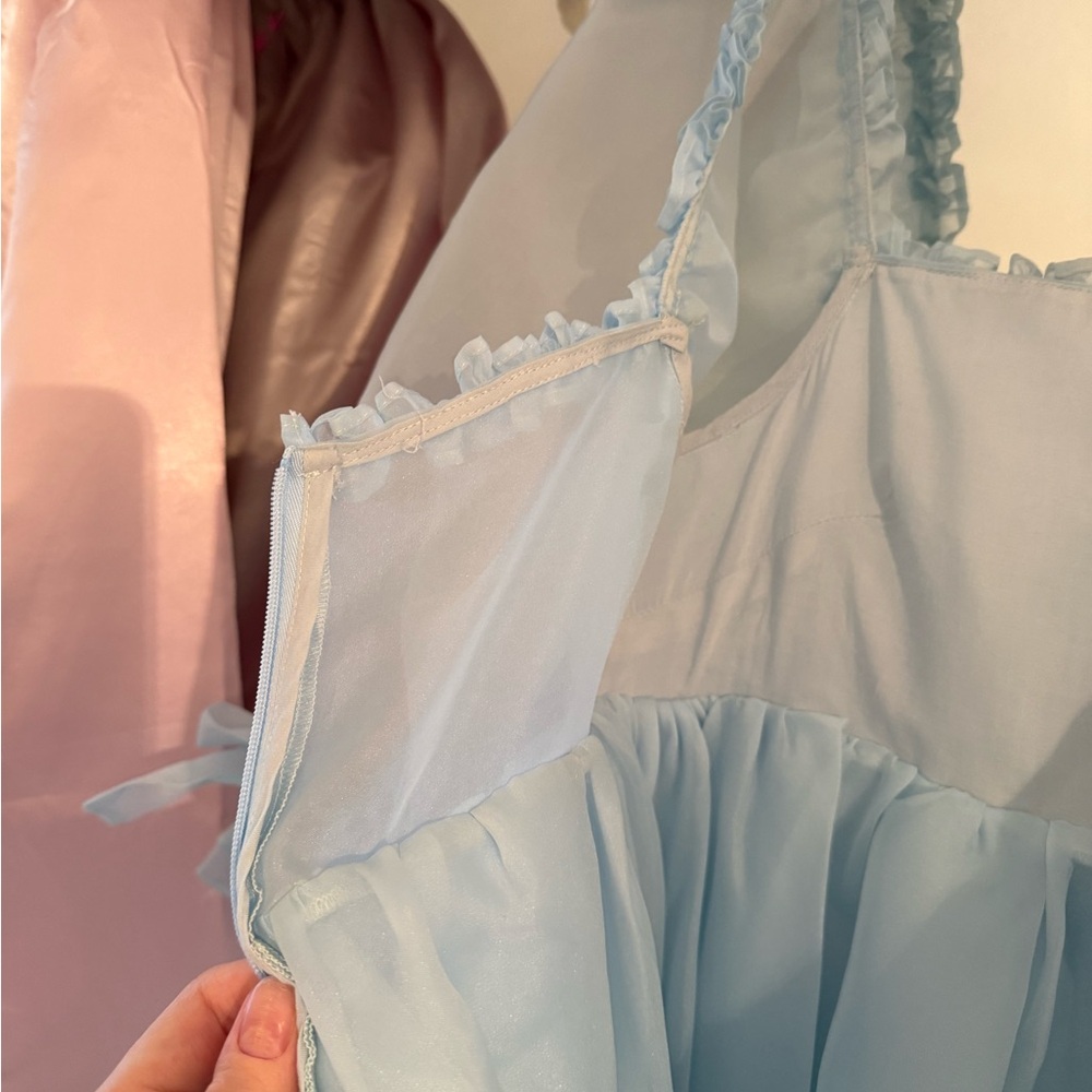 Selkie blue Water Baby Shabby Chic Dress - Picture 3 of 5